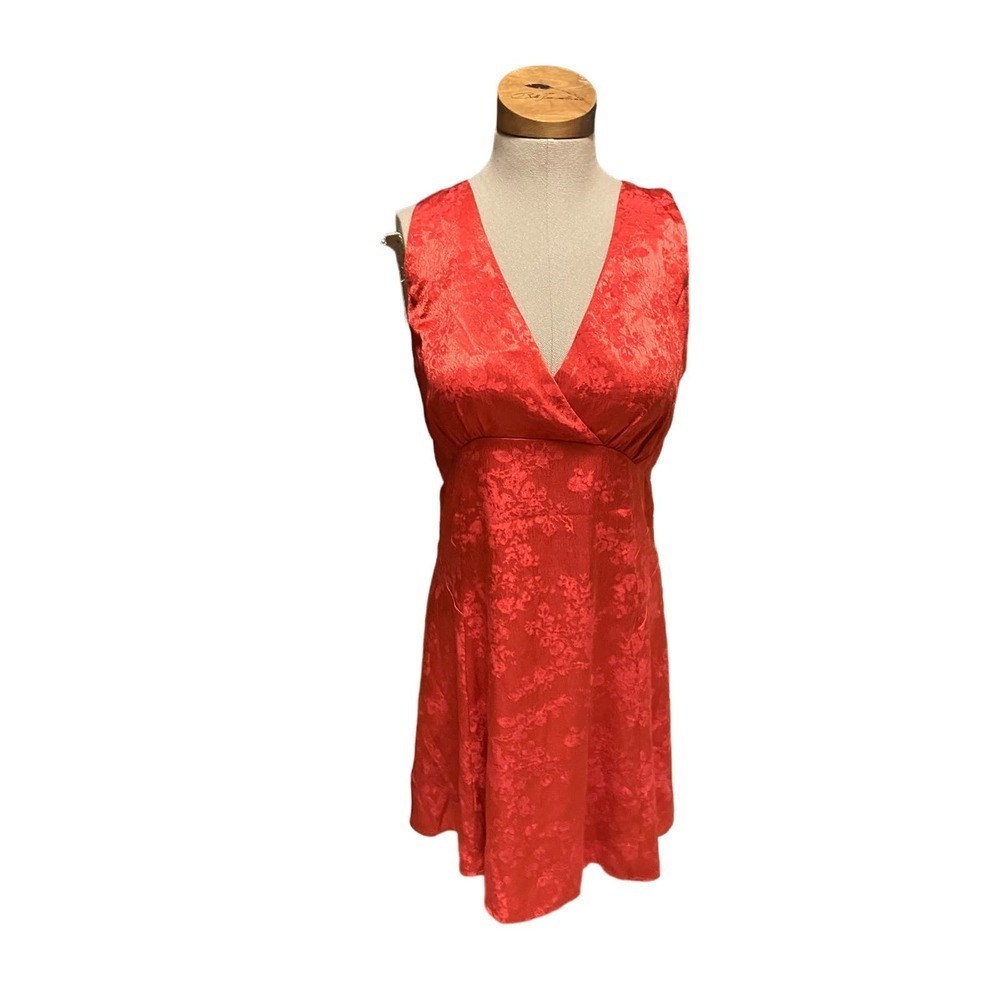 Free People Red Mini Short Dress NWT
